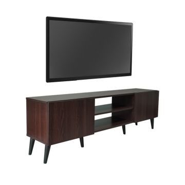 Comoda TV Icarus melamina nuc-wenge 150x32x46 cm