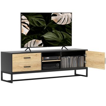 HOMCOM Mobilier pentru TV de 60